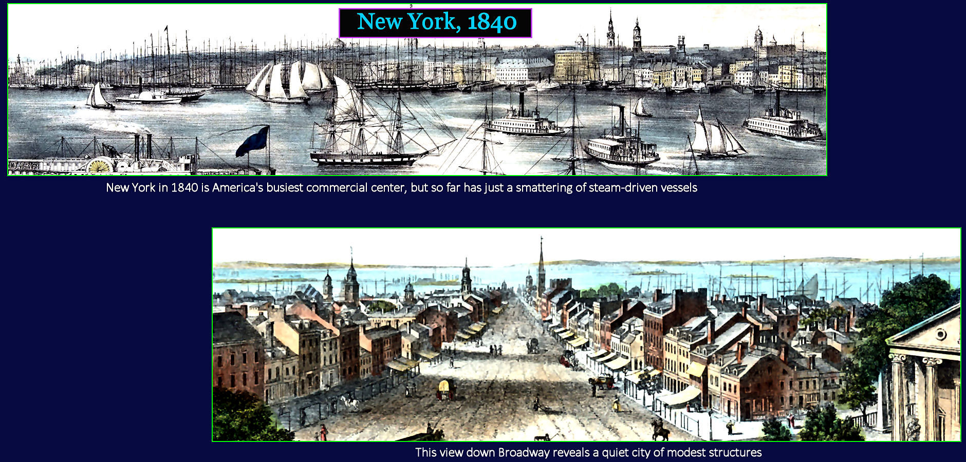 The Old New York, 1840